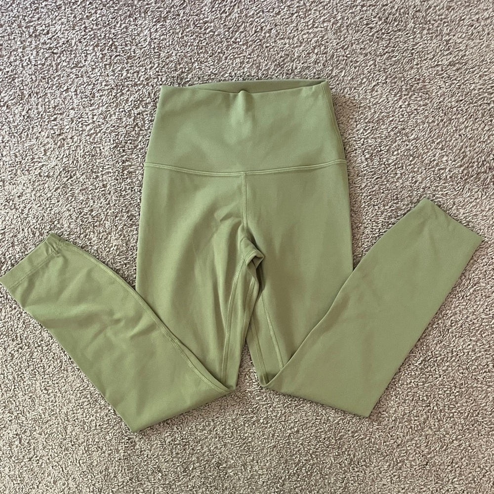 Lululemon Athletica Olive Green Align Leggings Womens 2